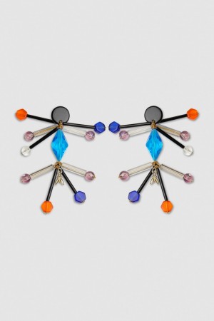 Patrizia Pepe Earrings With Techno Pop Fly Appliqué Πολύχρωμο | FDVAMWL-24