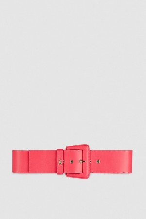 Patrizia Pepe High-waisted Belt With Leather Lining ροζ | AGXQTCZ-60