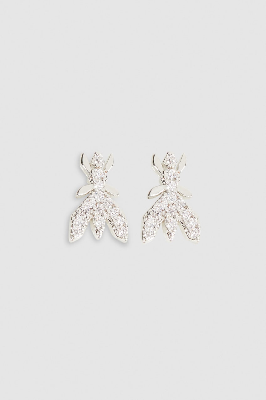 Patrizia Pepe Brass Earrings ασημι | YWRGQEP-57