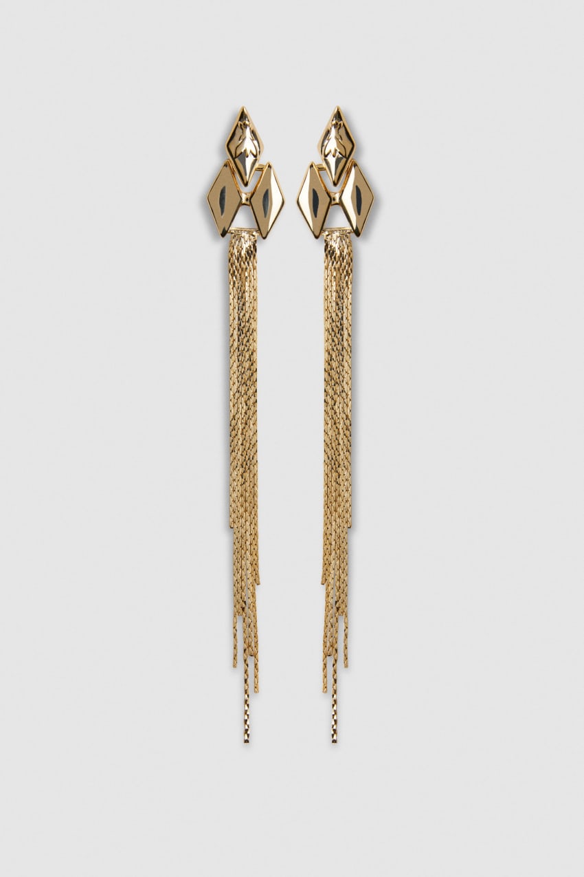 Patrizia Pepe Brass Pendant Earrings χρυσο χρωμα | HBXZFAS-32