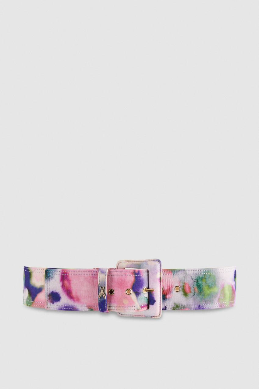 Patrizia Pepe Chiffon High-waist Belt Πολύχρωμο | ZNWUFPA-76