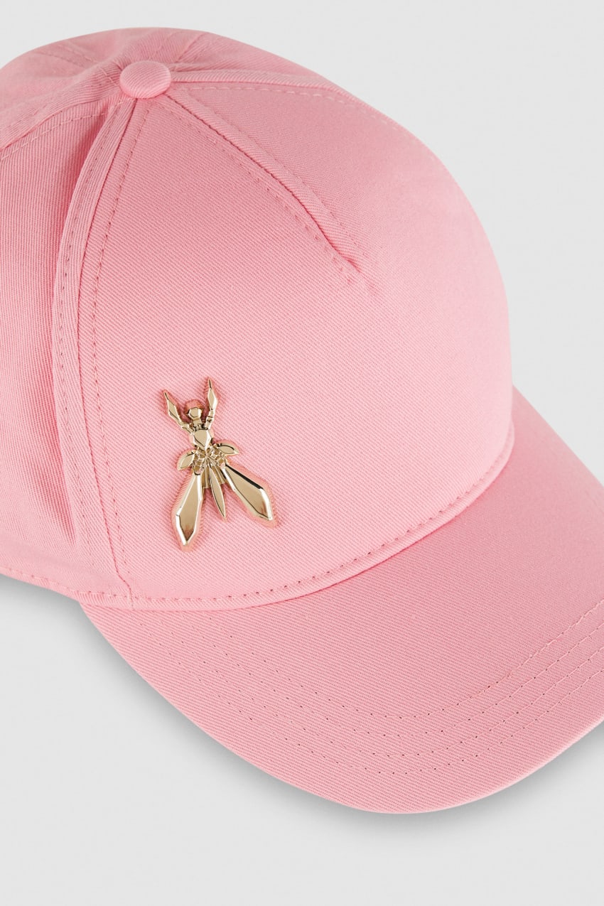 Patrizia Pepe Cotton Fly Baseball Cap ροζ | QJPOCBM-68