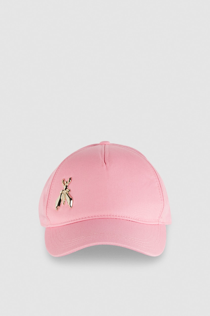 Patrizia Pepe Cotton Fly Baseball Cap ροζ | QJPOCBM-68