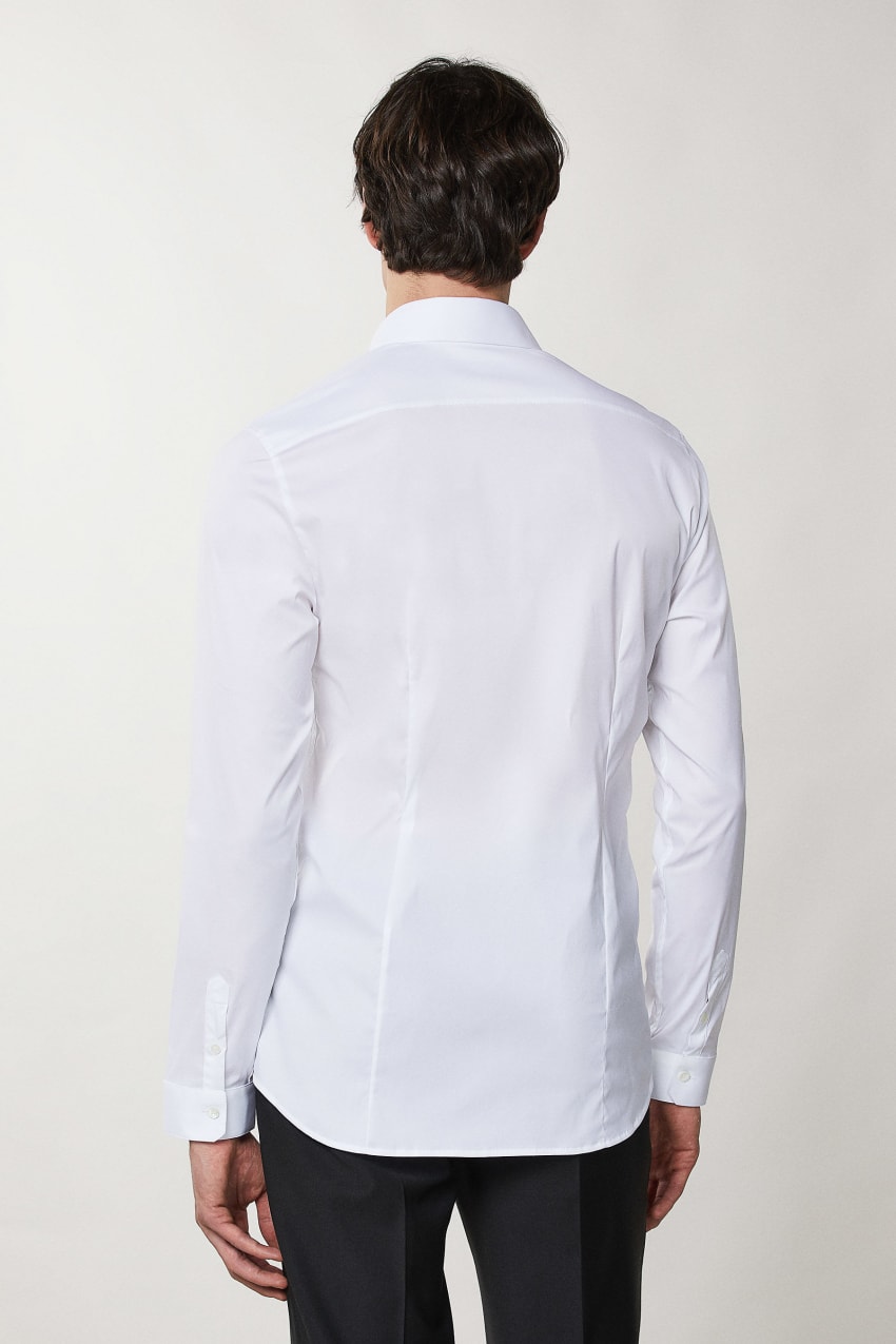 Patrizia Pepe Cotton Poplin Shirt ασπρα | FJHLRUT-05