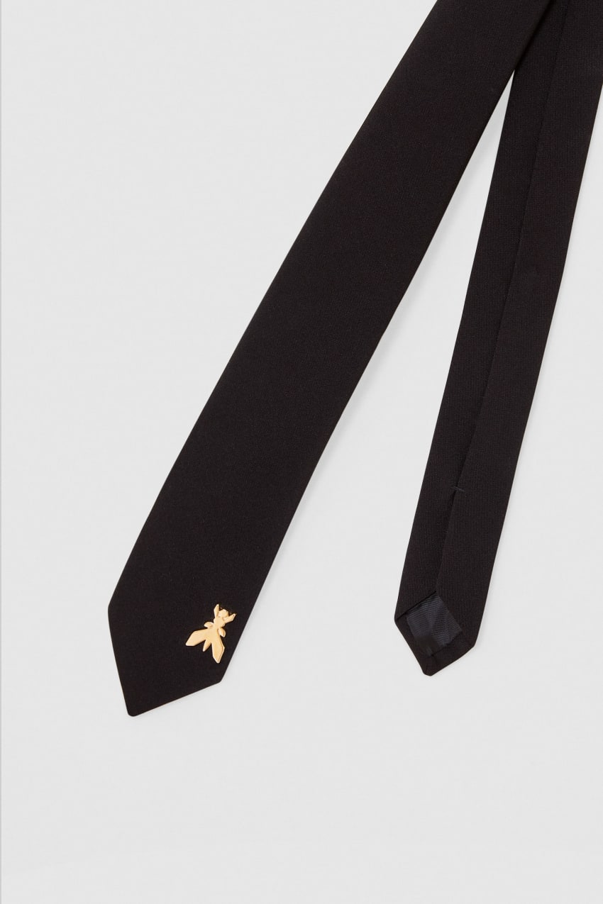 Patrizia Pepe Crepe Tie μαυρα | WEOHNQM-53