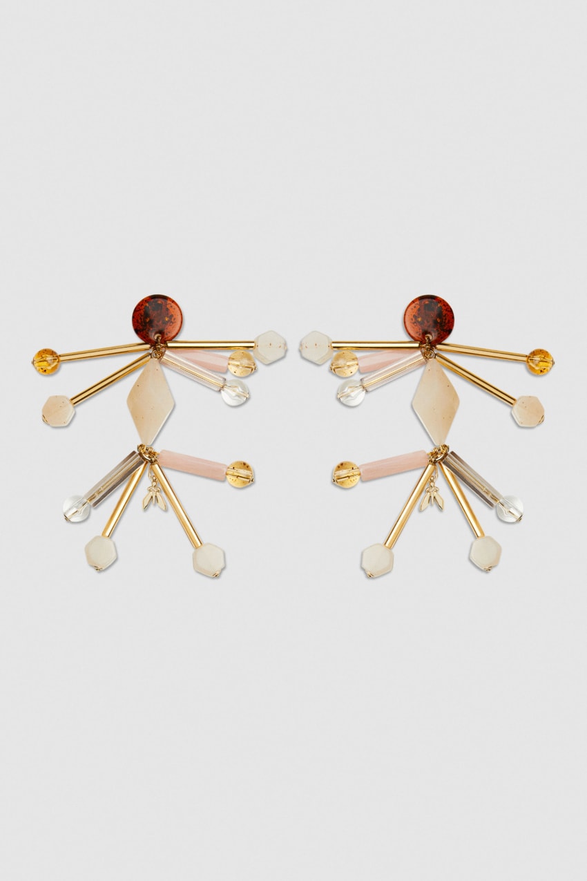 Patrizia Pepe Earrings With Techno Pop Fly Appliqué Πολύχρωμο | WHFLAZQ-37