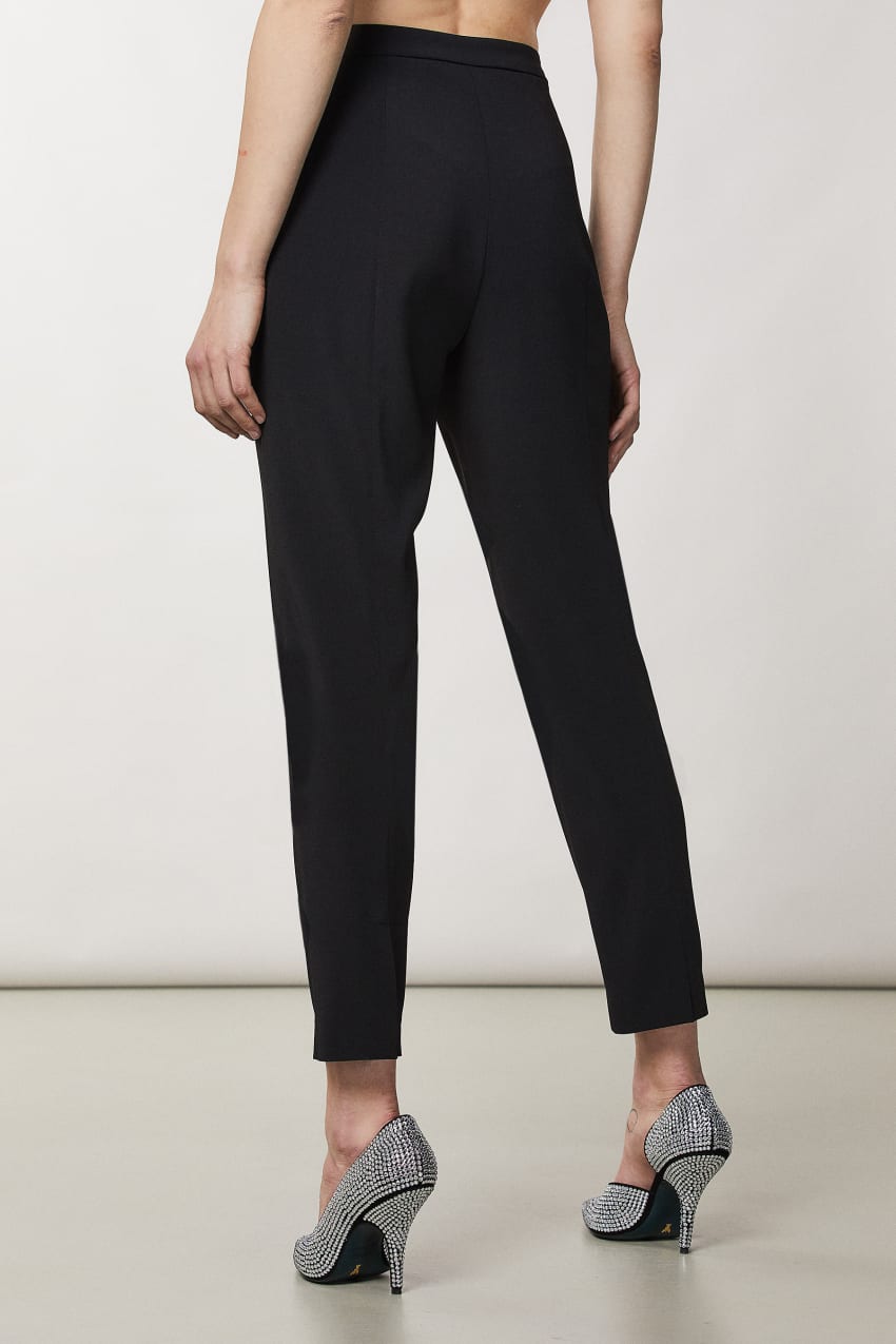 Patrizia Pepe Essential Cigarette Pants μαυρα | TWVCMUH-74