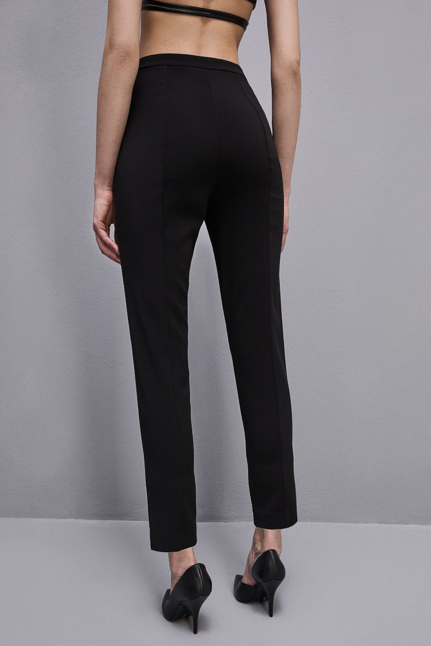 Patrizia Pepe Essential Cigarette Pants μαυρα | WGSZUXP-74