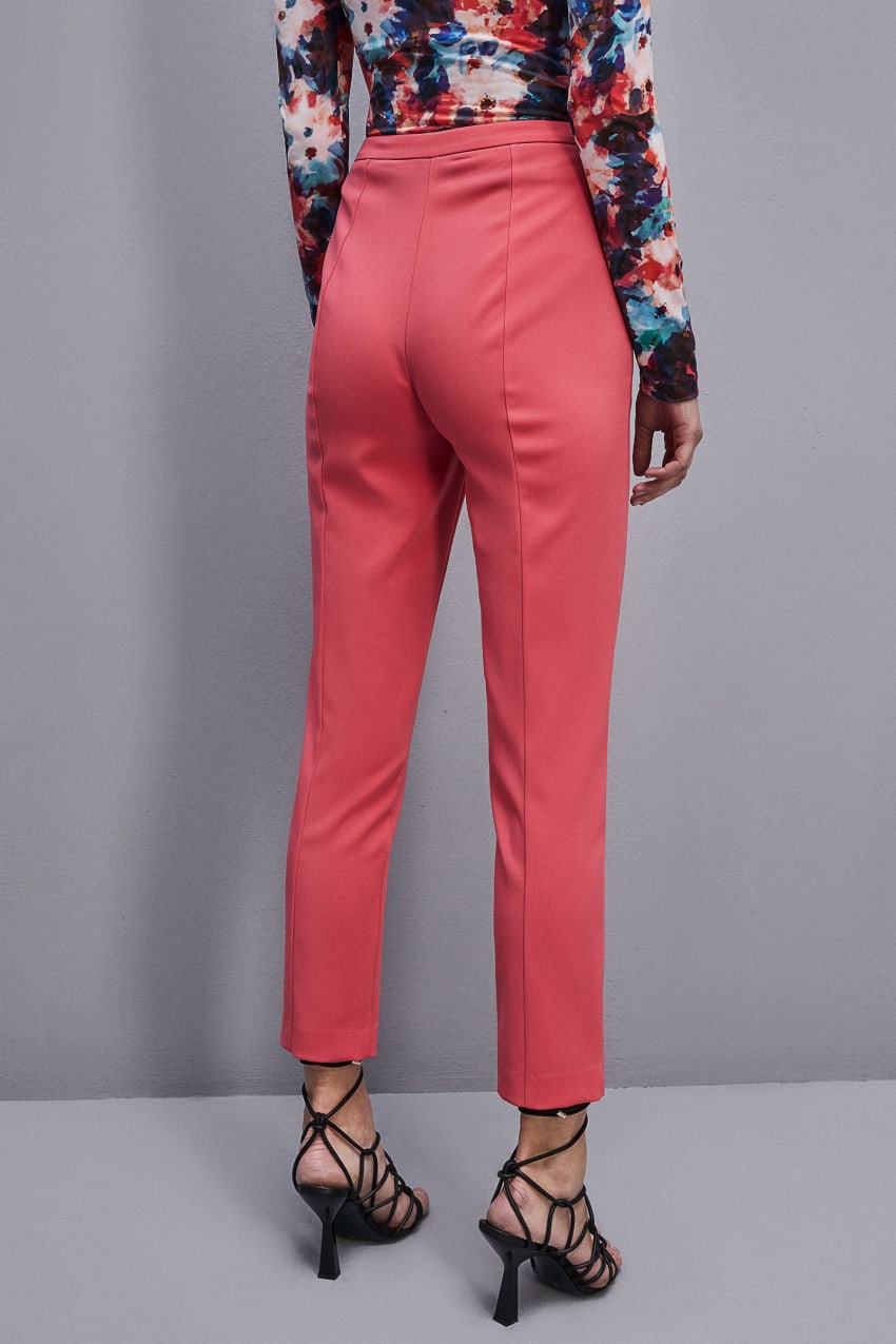 Patrizia Pepe Essential Cigarette Pants ροζ | WZCFOMH-72