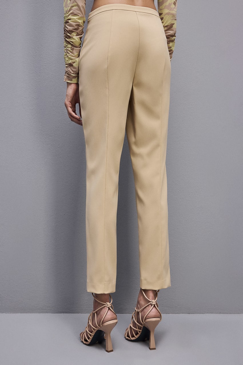 Patrizia Pepe Essential Cigarette Pants Μπεζ | NRZXSOH-74