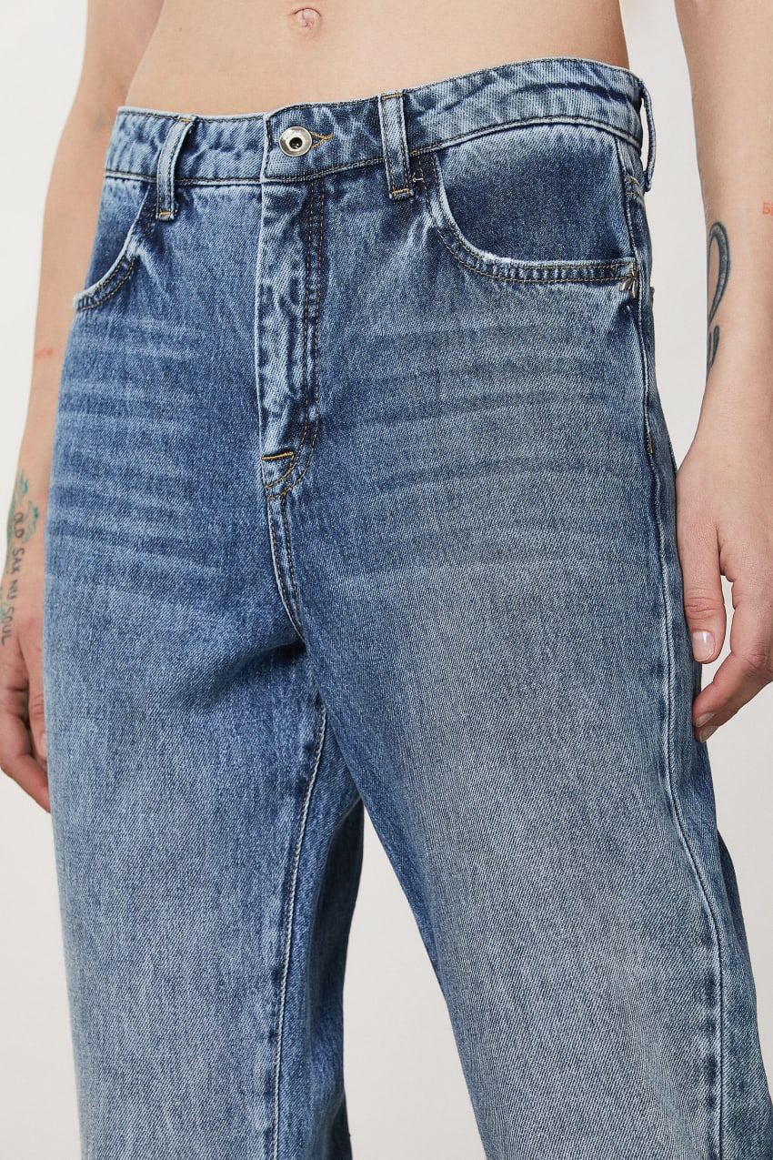 Patrizia Pepe High Waist Denim Pants μπλε | KXSPRDA-62