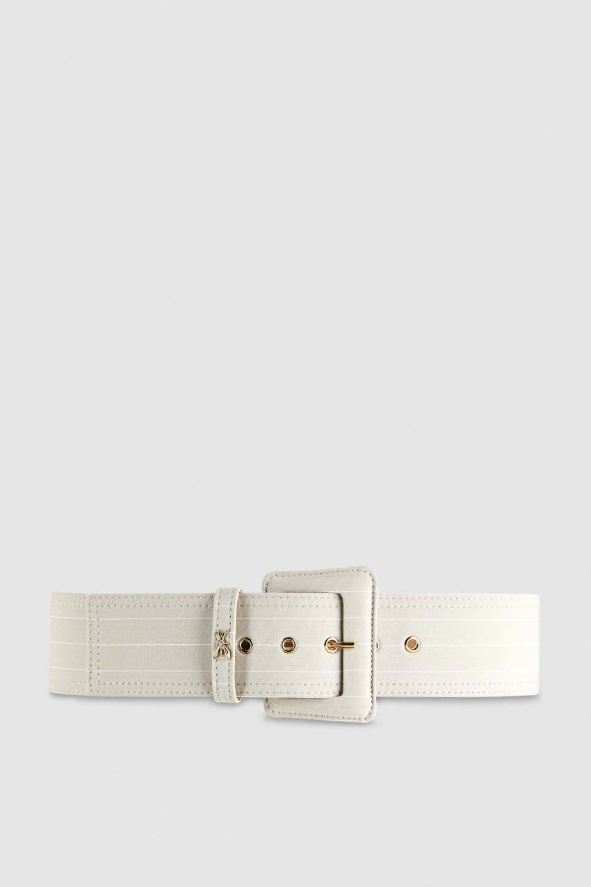 Patrizia Pepe High Waist Fabric Belt γκρι | VJZLGTM-26