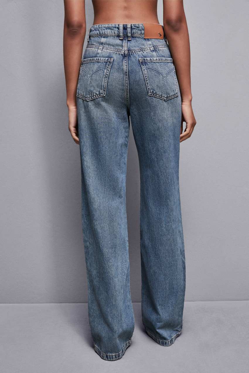 Patrizia Pepe High-waisted Straight Fit Jeans ανοιχτο μπλε | ZXEAPHT-70