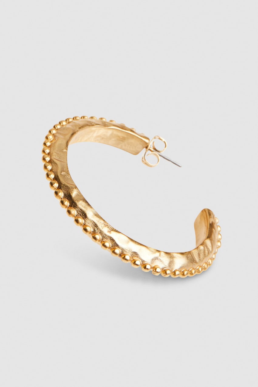 Patrizia Pepe Hoop Earrings χρυσο χρωμα | QJSCFEX-82