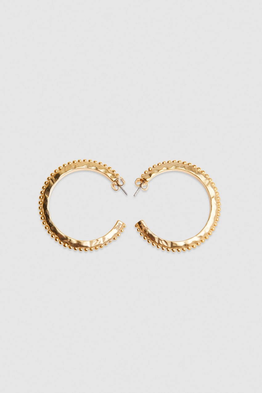 Patrizia Pepe Hoop Earrings χρυσο χρωμα | QJSCFEX-82