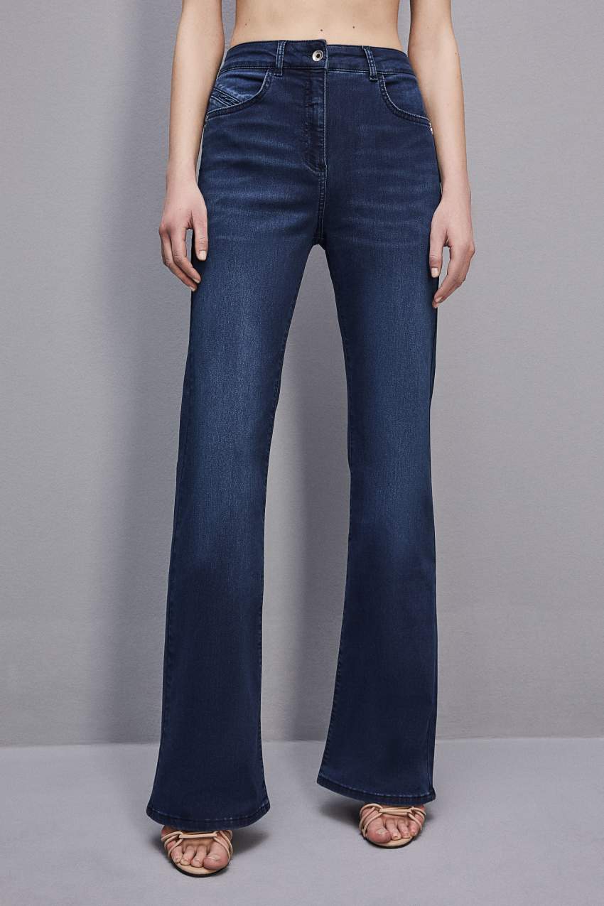 Patrizia Pepe Jeans Jeggings Flare μπλε | NKDYHTG-92