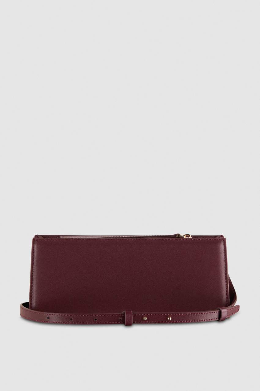 Patrizia Pepe Leather Shoulder Pocket Bag μωβ | CHBWTXE-14