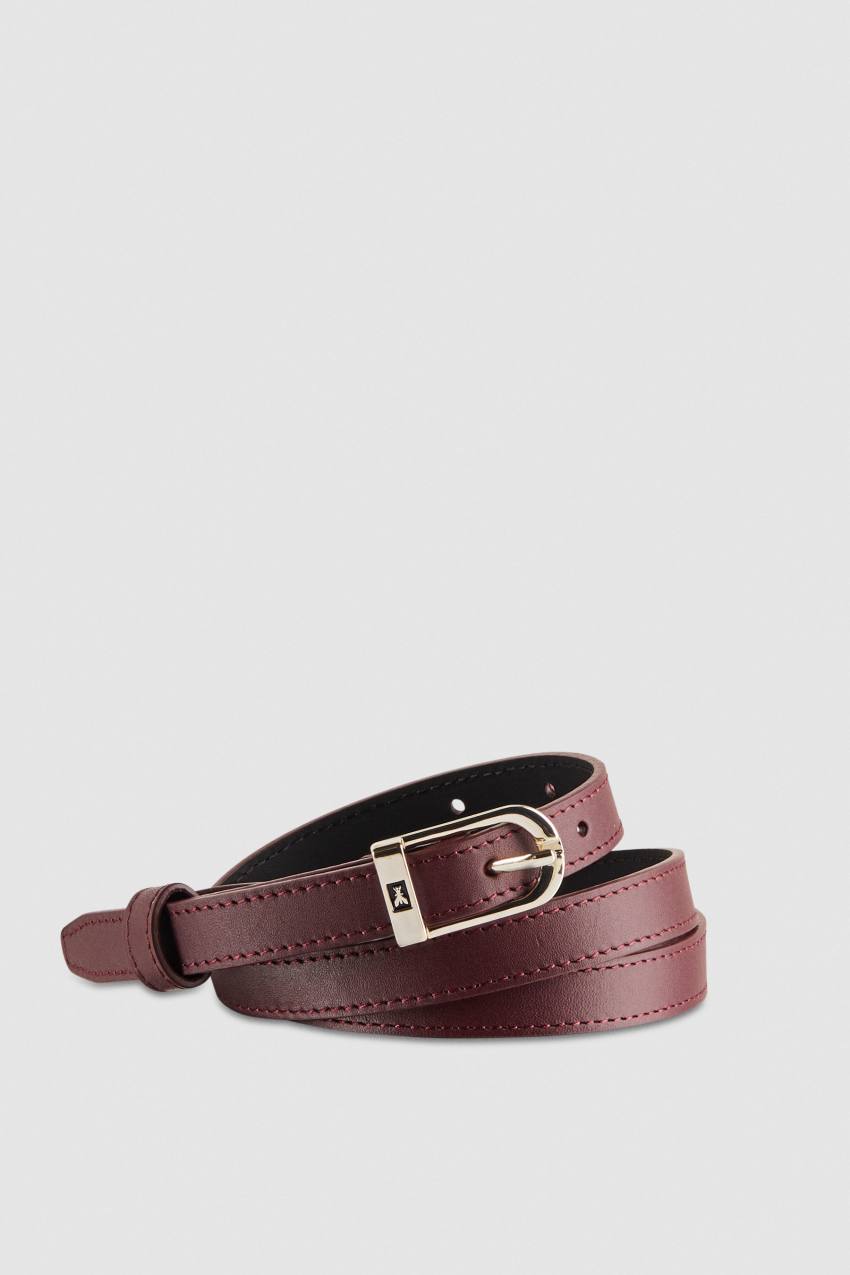 Patrizia Pepe Low-waist Smooth Leather Belt μωβ | WXLAYKQ-95