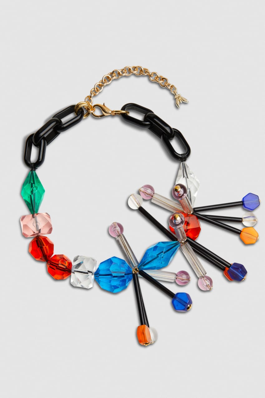 Patrizia Pepe Necklace With Techno Pop Fly Appliqué Πολύχρωμο | XIQLHRV-48