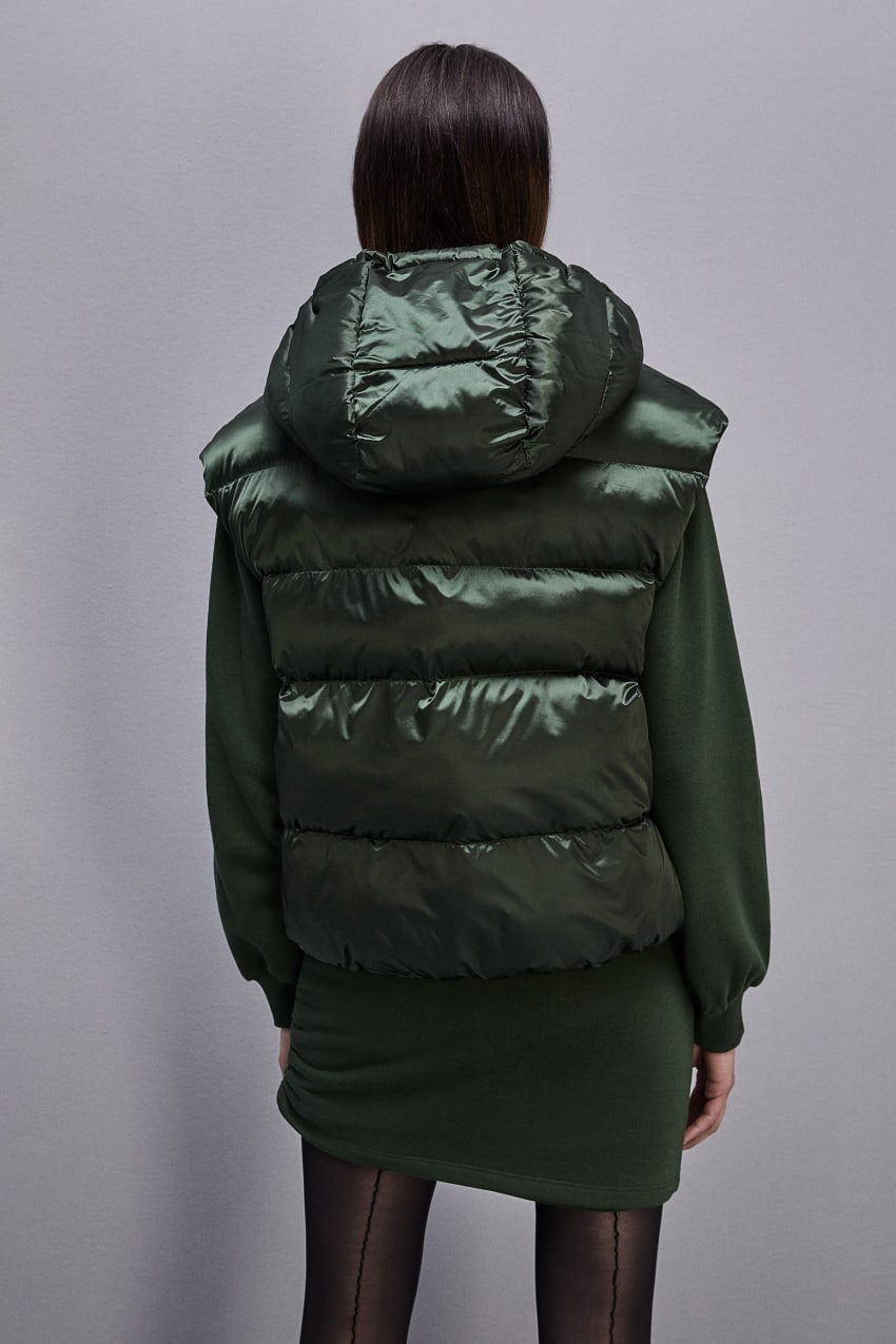 Patrizia Pepe Nylon Sleeveless Down Jacket πρασινο | VHJCTFA-32