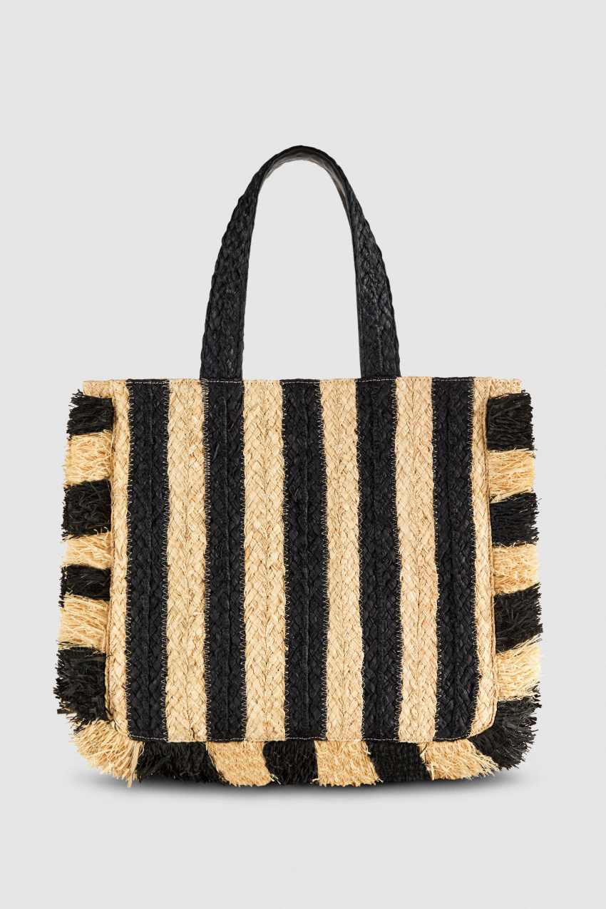 Patrizia Pepe Raffia Shopping Bag FE22 | UIYKQXM-15