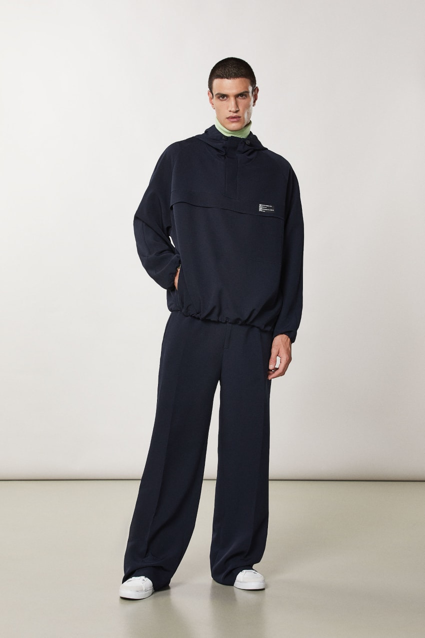 Patrizia Pepe Regular Fit Soft Pants μπλε | TZMEOGH-17