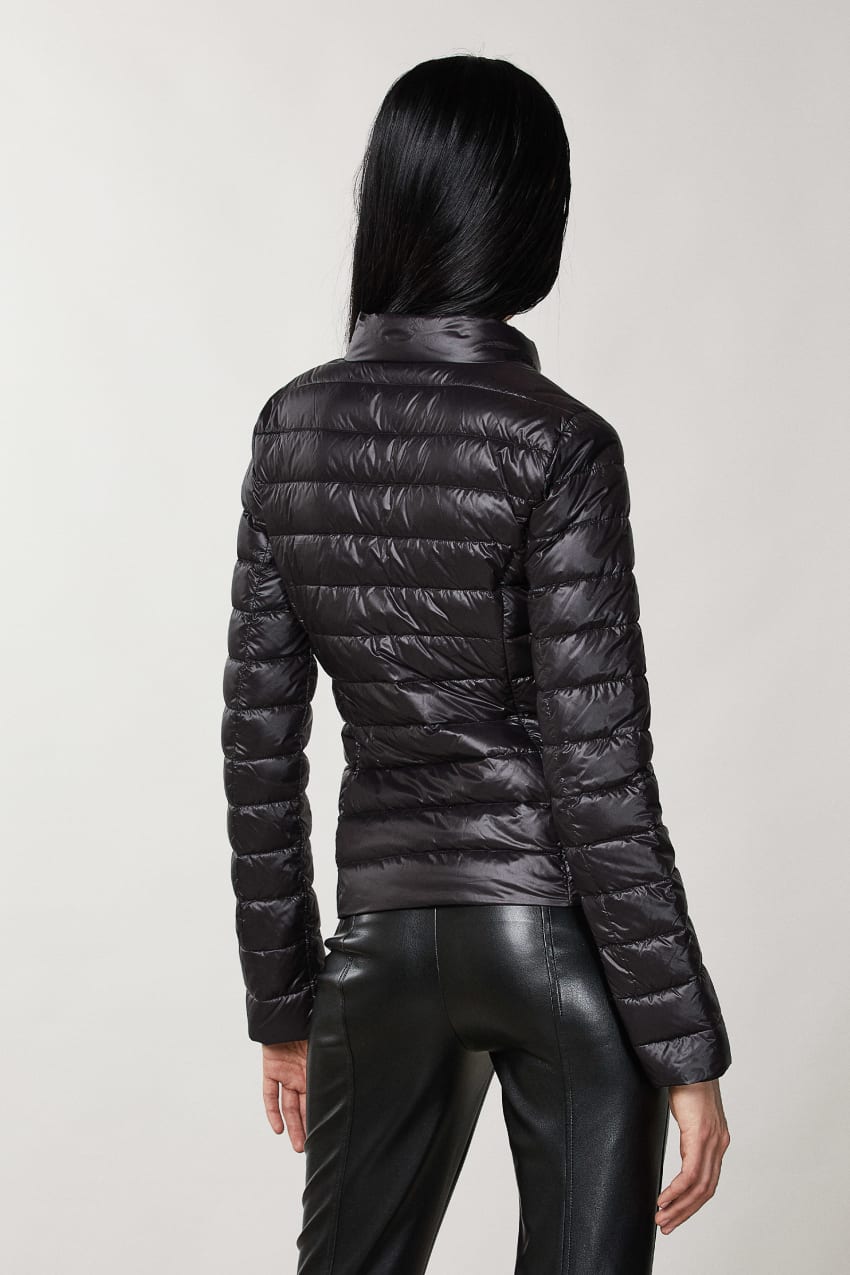 Patrizia Pepe Reversible Down Proof Nylon Down Jacket μαυρα | HSKXPZR-50