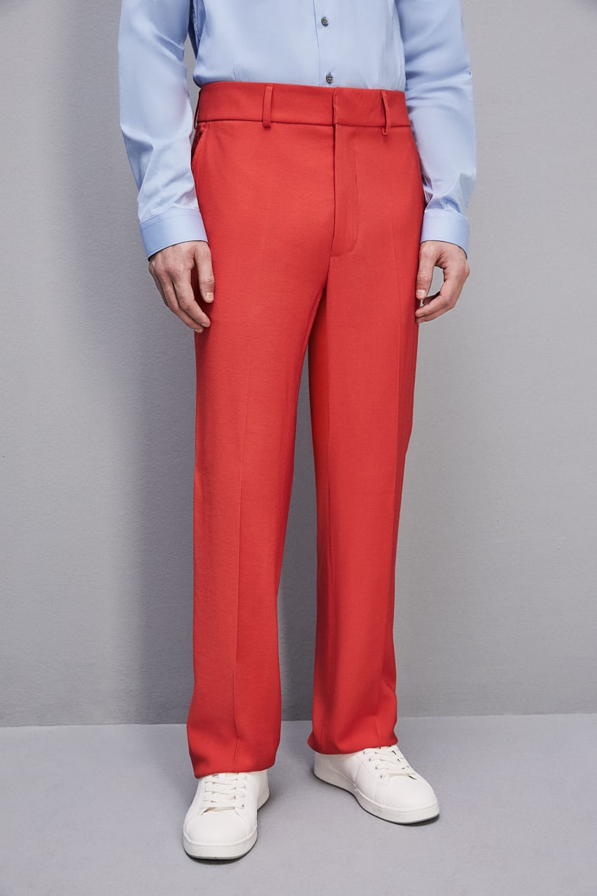 Patrizia Pepe Slim Fit Pants With French Pockets κοκκινα | POZSQWR-24