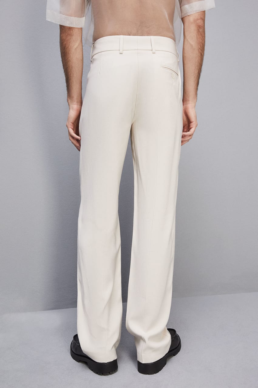 Patrizia Pepe Slim Fit Pants With French Pockets Μπεζ | JTDCVFS-92