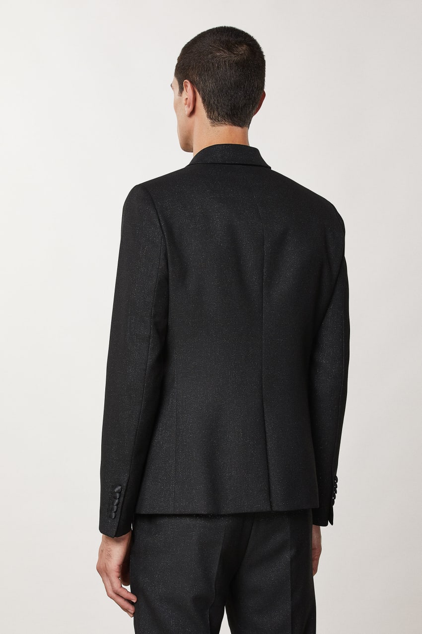 Patrizia Pepe Slim Fit Tuxedo Jacket μαυρα | MGNDHXP-30