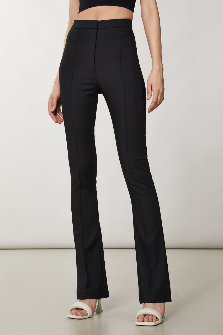 Patrizia Pepe Slim Flare Pants μαυρα | NGQJEWF-52