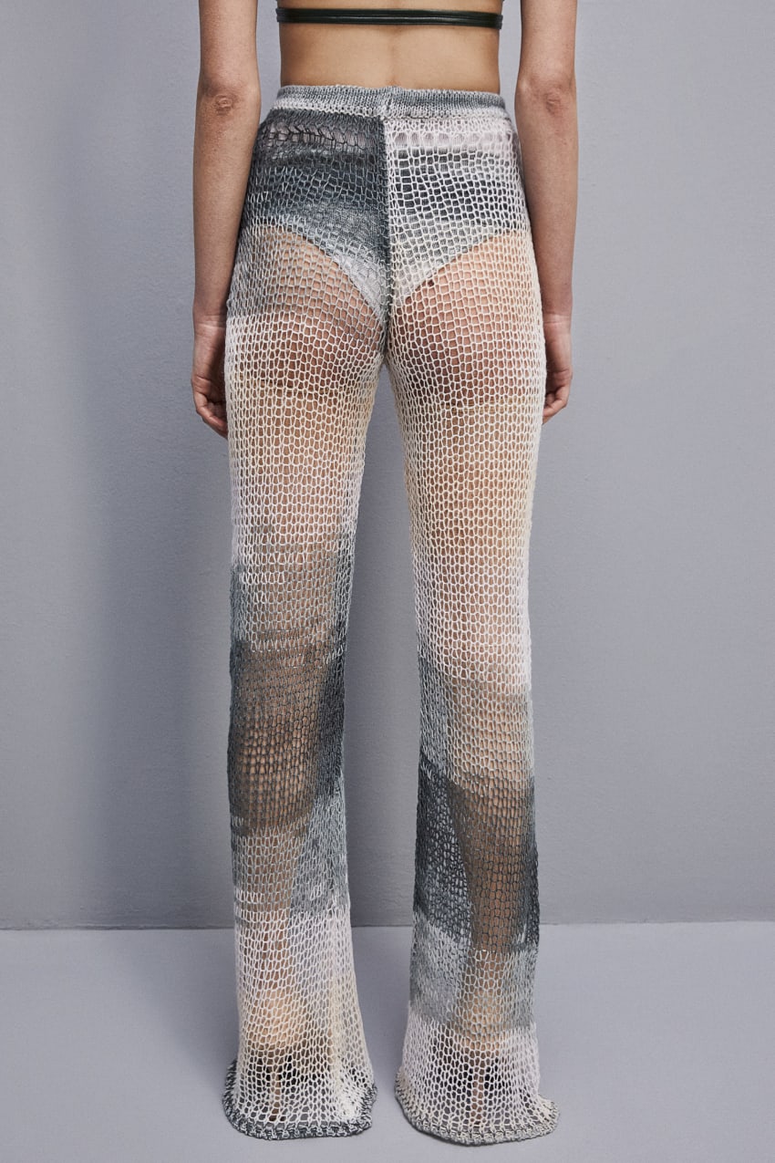 Patrizia Pepe Slim Mesh Pants Πολύχρωμο | EXCIWAO-64