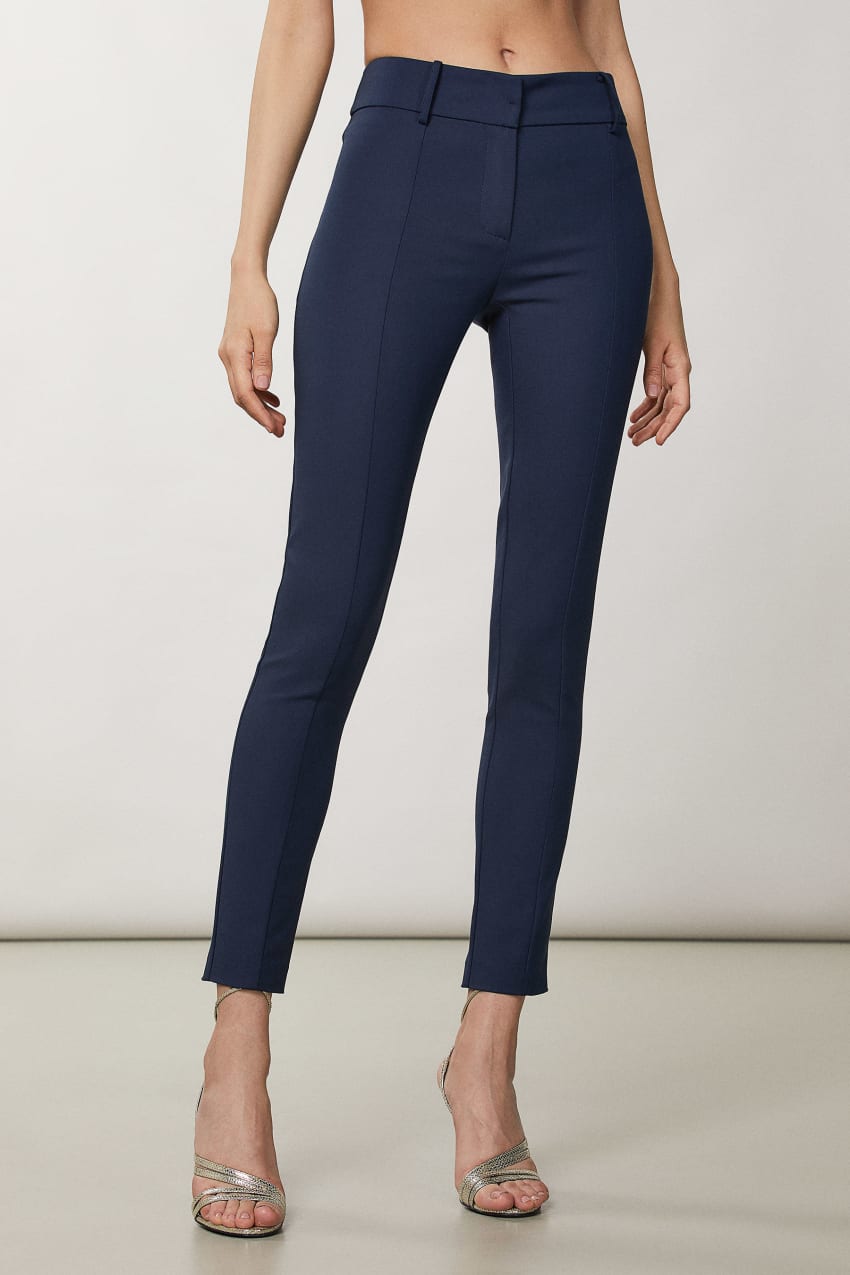 Patrizia Pepe Slim Pants μπλε | ZYVRALJ-32