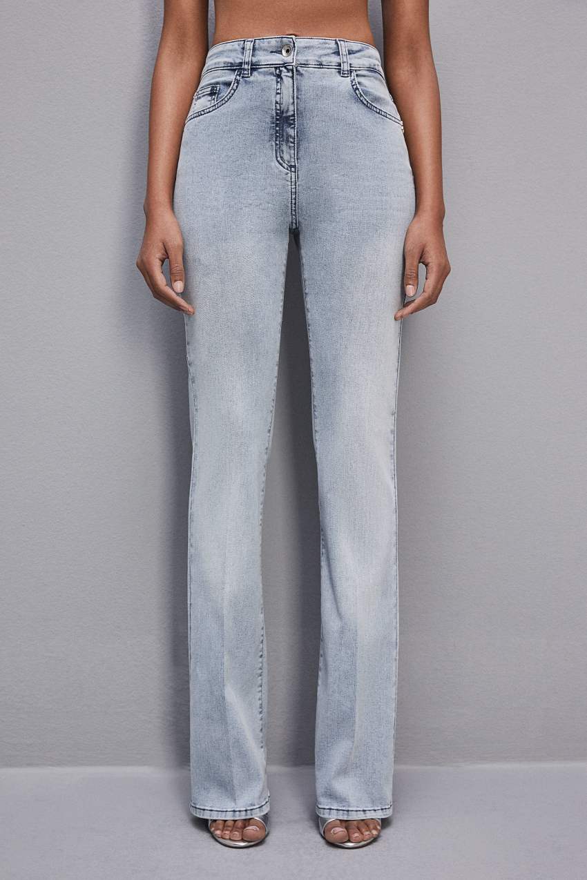 Patrizia Pepe Slim Stretch Denim Jeans ανοιχτο μπλε | RIBOEQC-69