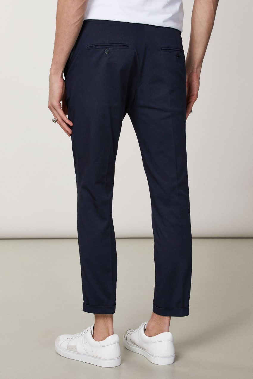 Patrizia Pepe Slim-fit Ankle-grazer Pants μπλε | CZWPGNB-68