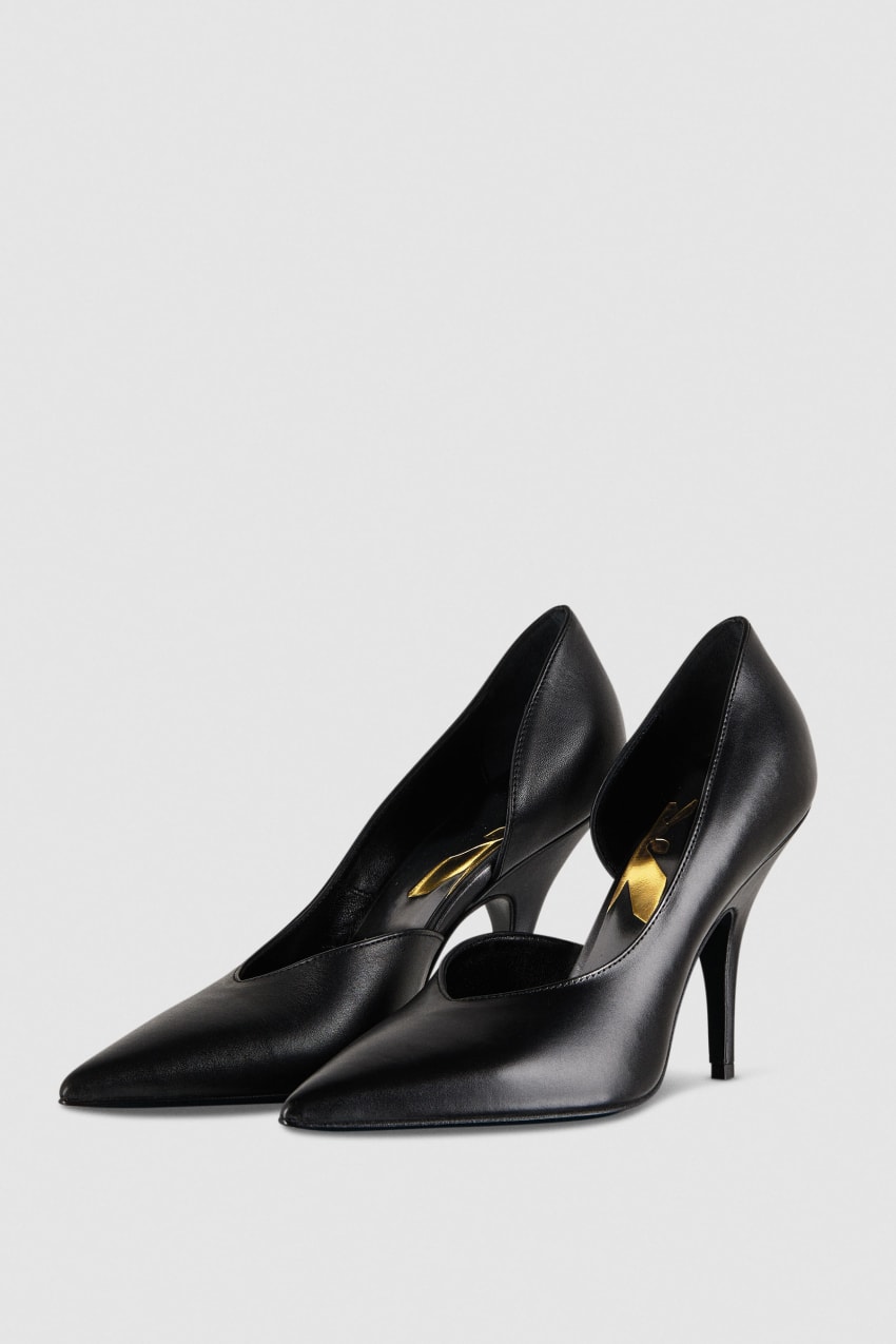 Patrizia Pepe Smooth Leather Pumps μαυρα | RNVKZSO-56