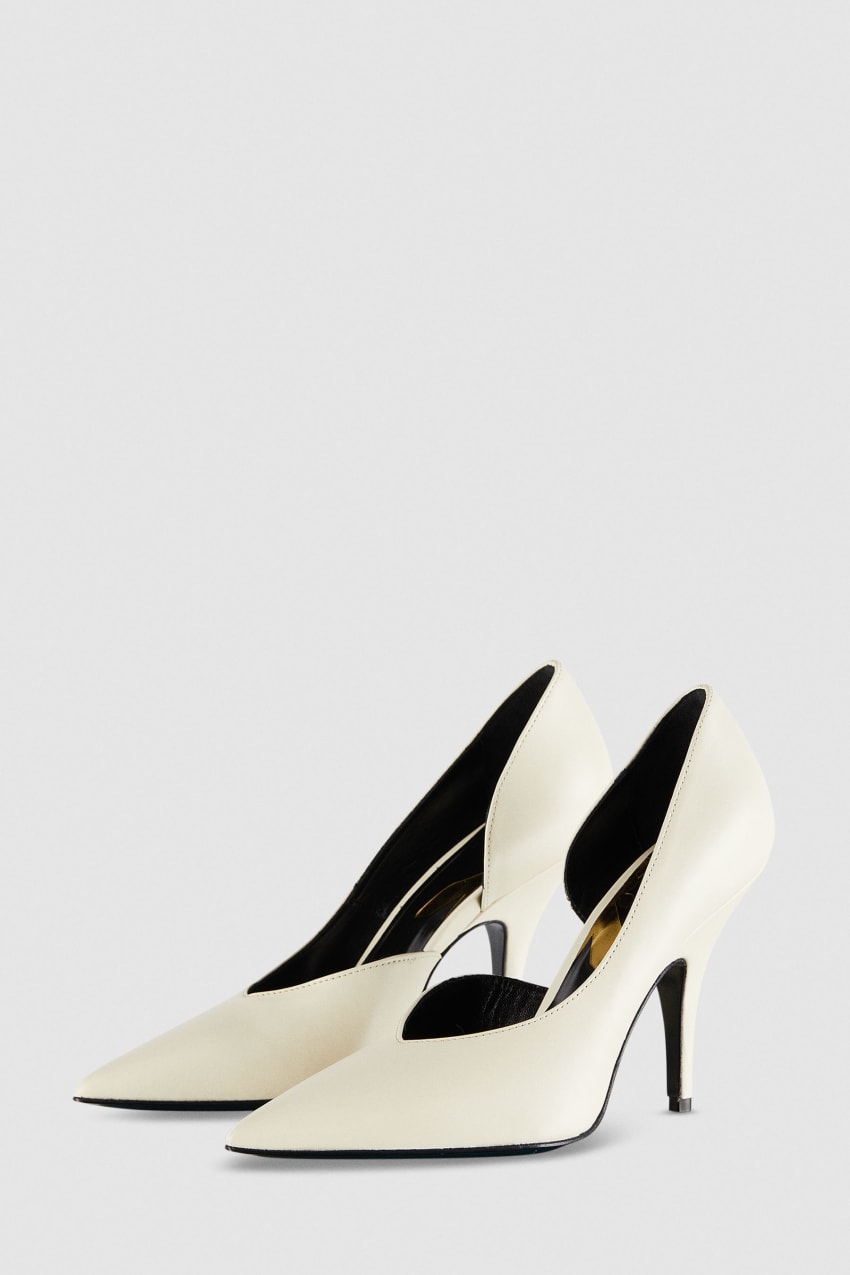 Patrizia Pepe Smooth Leather Pumps Μπεζ | XGQRFIS-26