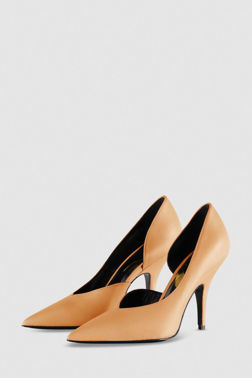 Patrizia Pepe Smooth Leather Pumps Μπεζ | ZCHQIRS-30