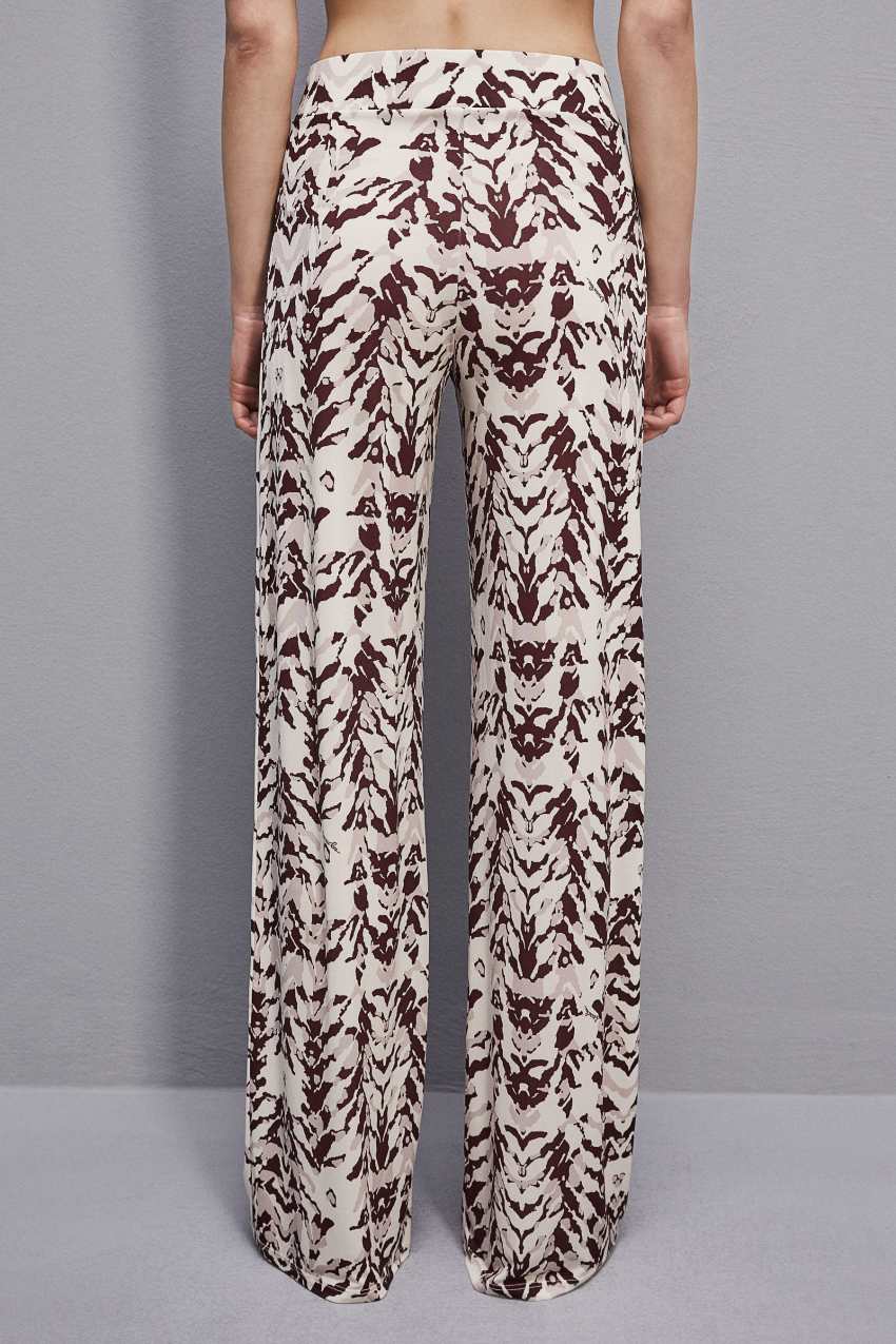 Patrizia Pepe Stretch Jersey Pants With Print Πολύχρωμο | WGQTDHE-59