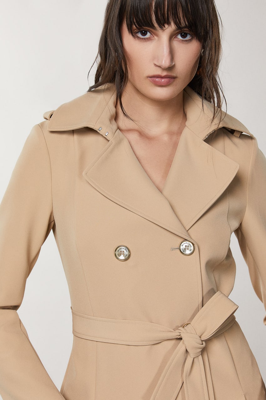 Patrizia Pepe Trench Μπεζ | FHTLYWA-76